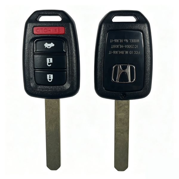 2013-2015 Honda Accord / Civic / 4-Button 314Mhz Remote Head Key / MLBHLIK6-1T (G-Chip) (AFTERMARKET)-With Logo